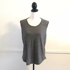 Madewell Large Gray Whisper Cotton Tank Top